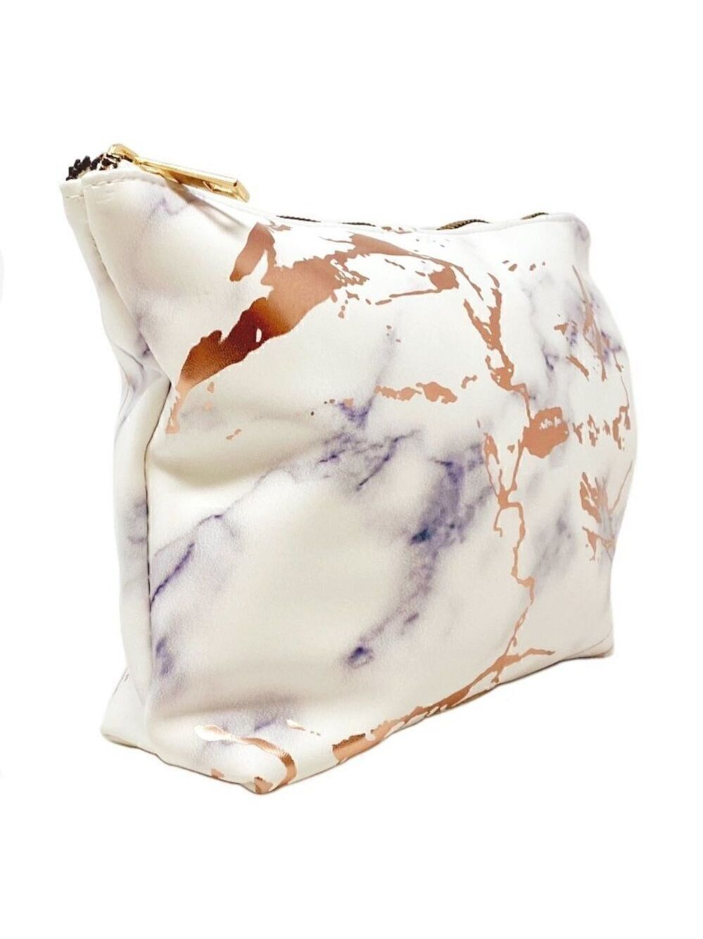 Marble pattern cosmetic bag